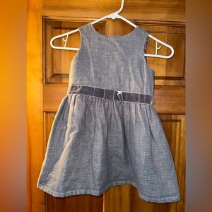 Cat and Jack silver/grey girls dress 5T